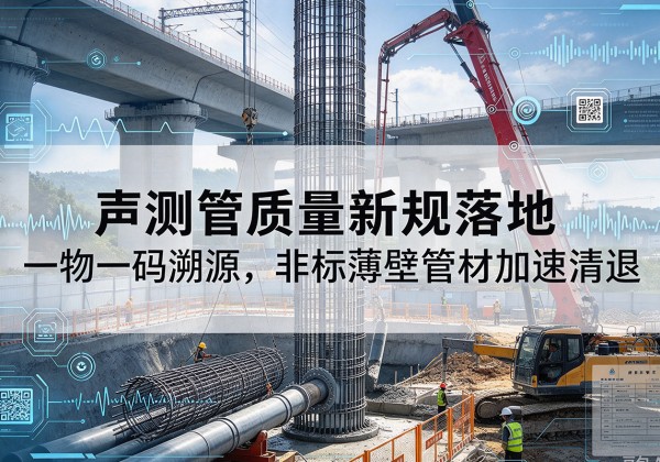 平乡声测管质量新规落地，一物一码溯源，非标薄壁管材加速清退