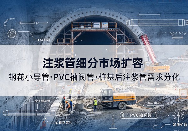 平乡注浆管细分市场扩容，隧道钢花小导管、PVC 袖阀管、桩基后注浆管需求分化